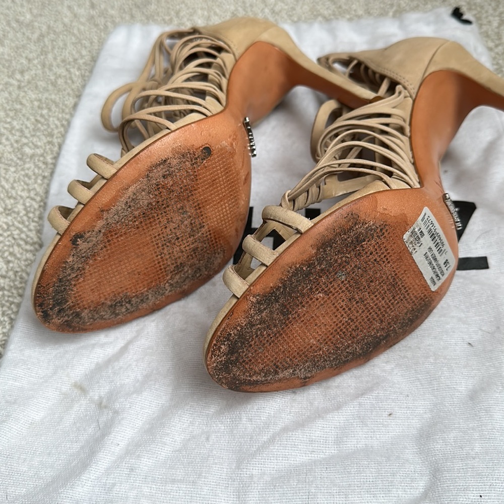schutz nude heels
